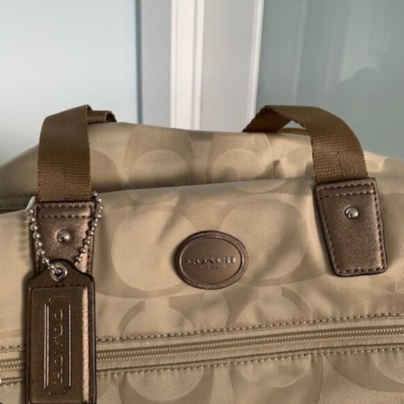 Coach Getaway Signature Nylon Packable Weekender Totebag - Picture 6 of 9